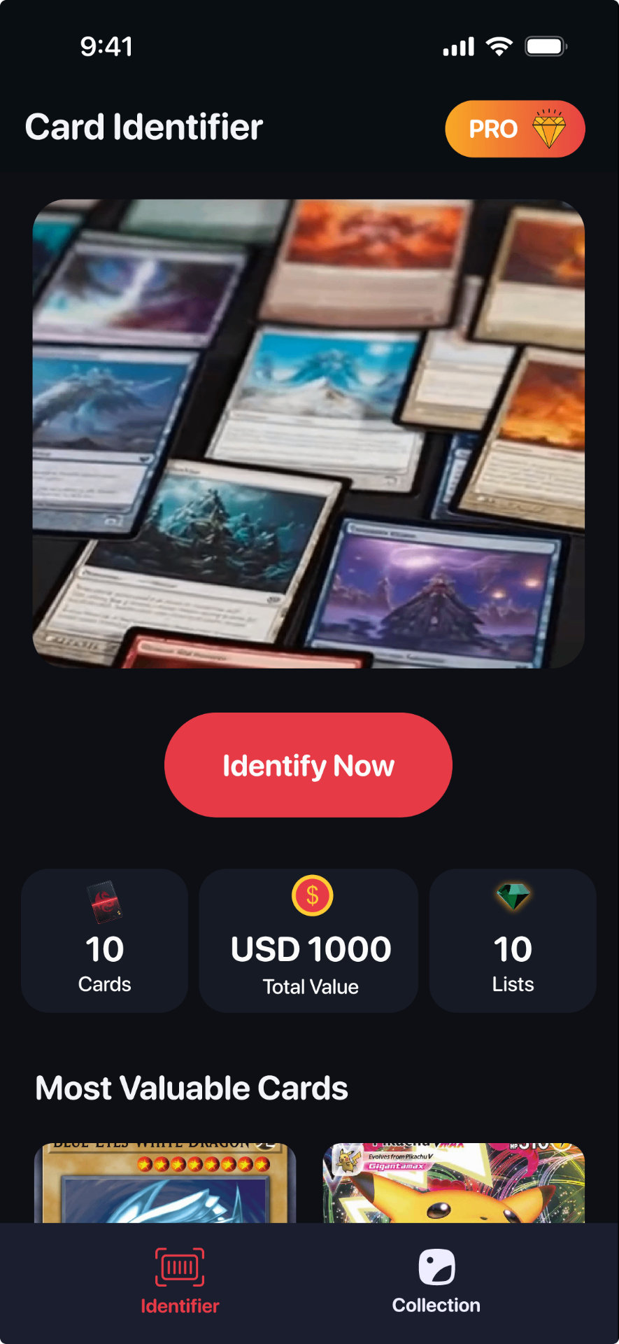 TCG Card Identifier — AI Trading Card Scanner & Value Checker